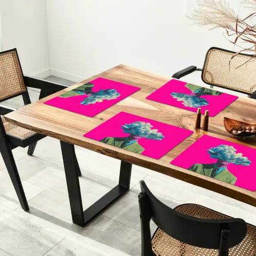 Man - Pak - Wolk - Roze Placemat vinyl groot -zzsfeer4_Kitchenyeah-website