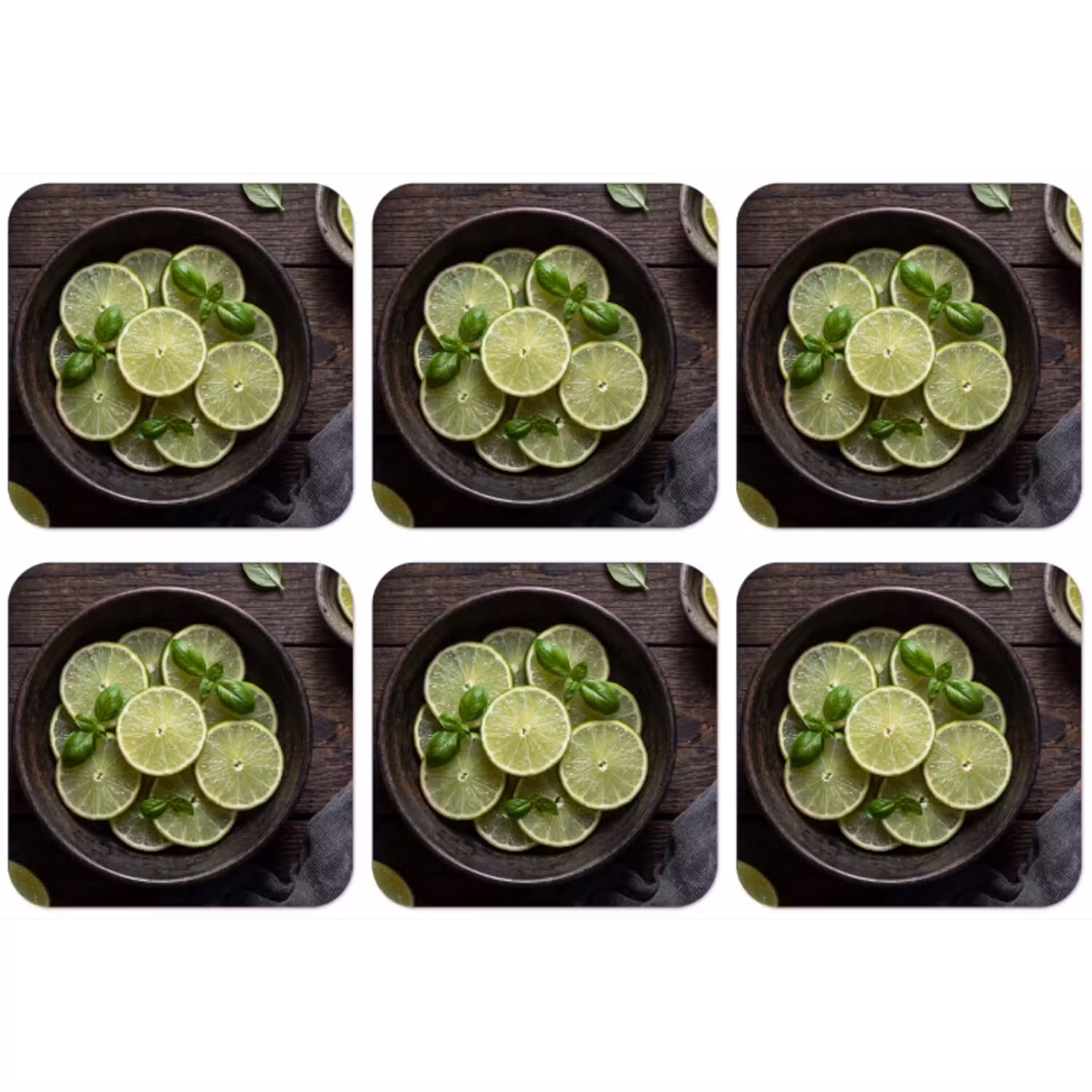 Fruit - Groen - Eten onderzetter kurk middel -zkaufland3dotto