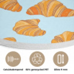Croissant - Speels - Blauw Akoestische PET Vilt - Rond klein 838 -closeup_NL