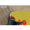 Ciao bella - Rood - Groen - Stippen Placemat vinyl groot -closeup