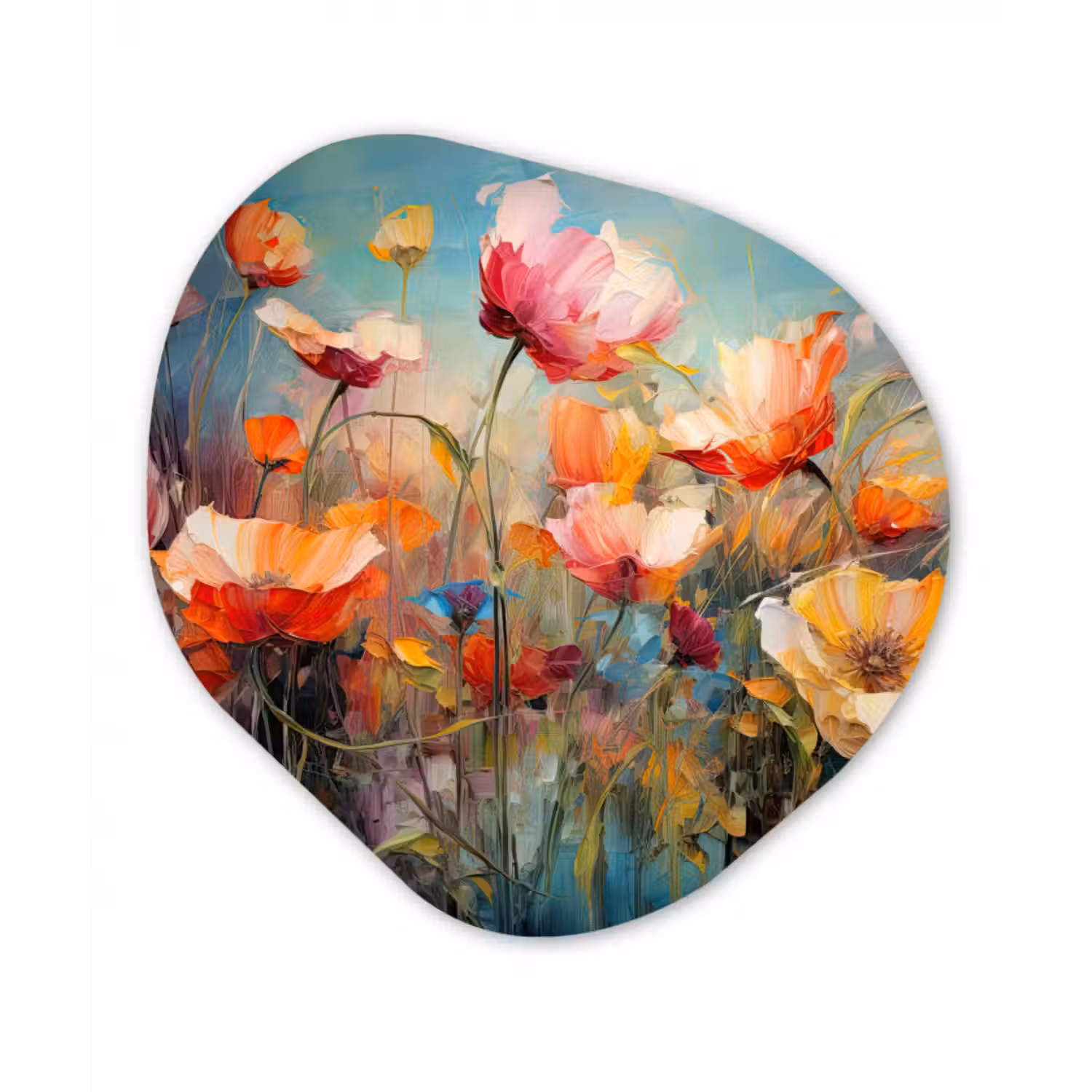 Forexbild Organische Form - Blumen - Aquarell - Kunst - Botanisch - Natur