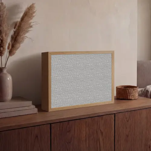 Grijs - Reptiel - Dier - Patroon Light Box met batterij (Wandlamp) middel 907 -sfeer2