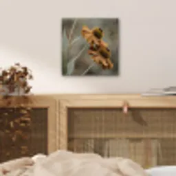 Zonnehoed - Droogbloemen - Geel - Warm aluminium wit klein -sfeer3
