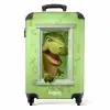 T-rex breekt door groen raam met glas NBS - Handbagage koffer - Kinderen Unisex middel -productfoto_recht