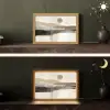 Minimalistisch - Landschap - Dimensie Light Box met kabel (Tafellamp) klein -sfeer3
