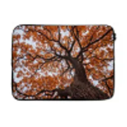 Boom - Bladerdak - Herfst - Oranje - Sfeervol laptophoes neopreen klein -3d