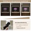 Neon - Vaas - Bloemen Light Box met batterij (Wandlamp) middel -USP_dimbaarNL