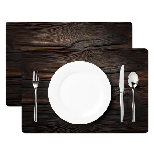 Hout - Grillige nerven Placemat vinyl groot -zzsfeer2_Kitchenyeah-website