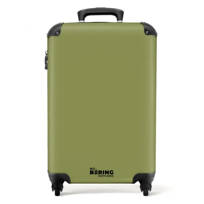 Mosgroene tint NBS - Handbagage koffer - Kinderen Unisex middel -productfoto_recht