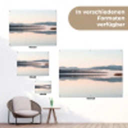 Water - Bomen - Mistlaag tuinposter los doek klein -Xsfeer9_DE
