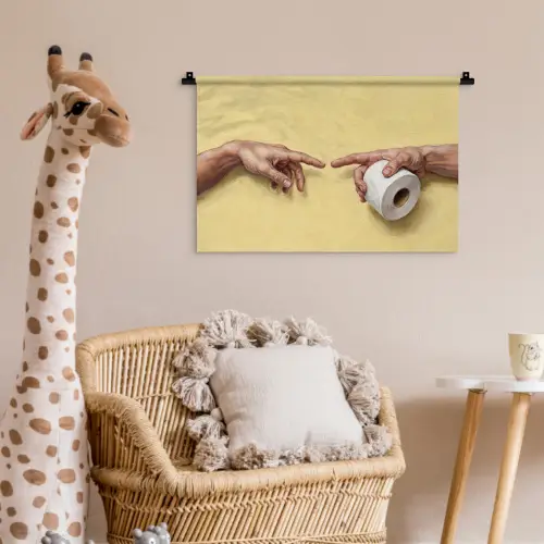 Klassiek - Kunst - Humor Wandkleed katoen klein -wsfeer5_kind