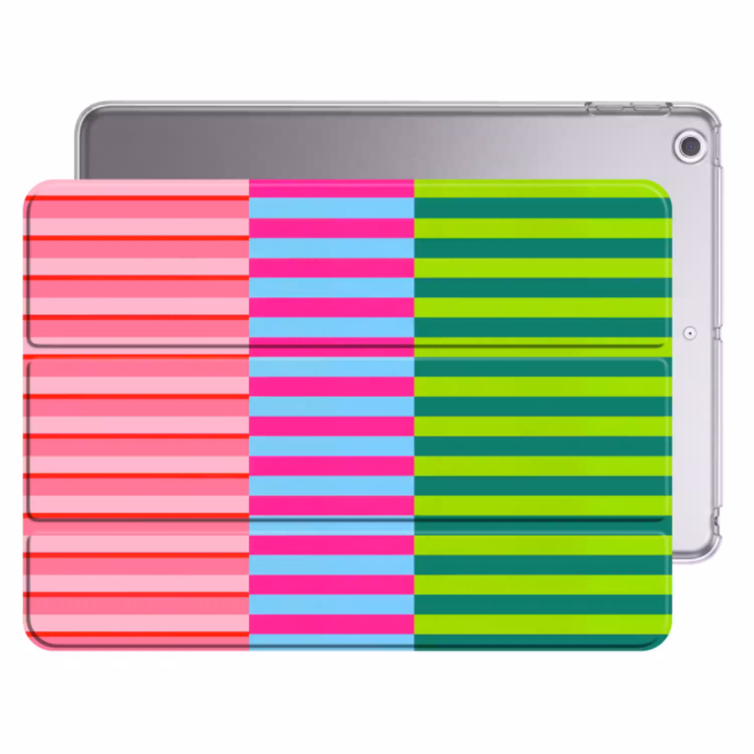 Patroon - Strepen - Modern - Abstract - Kleurrijk Apple iPad 2017 middel -threedimensional_3d_global