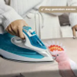 Papagaai - Tak - Roze Wandkleed katoen middel -sfeer9