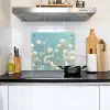 Stengels - Bloemen - Lucht - Wit Inductie beschemer met haakjes middel -sfeer2