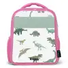 Dino Dynastie Kinderrugzak - Roze middel -3d