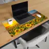 bloemen-zonnebloem-zonsondergang-nacht-oranje Muismat XXL klein -sfeer1