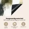 Minimalistisch - Cirkels - Penseelstreken - Beige Inductie beschemer met haakjes klein -ky-onderkant-nl
