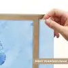 Vlinders - Sierlijk - Blauw Light Box met batterij (Wandlamp) middel -USP_websiteprintNL
