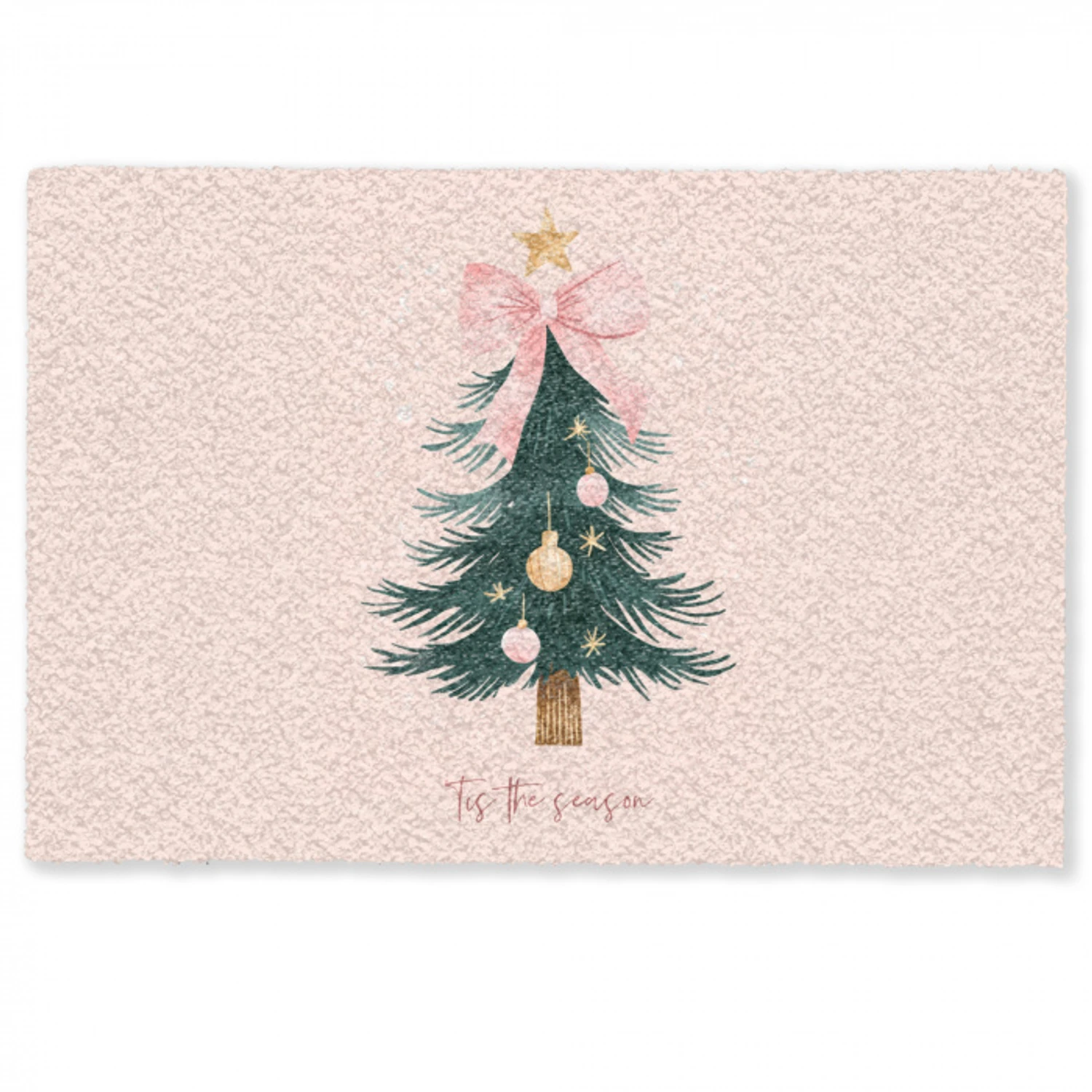 Christmas Season - Kerst - Kerstboom - Roze Deurmat klein -zkaufland3d
