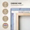 Blokken - Blauw - Paars - Patroon canvas 2cm xxl 828 -sfeer2