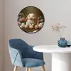Konijn - Paaseieren - Stilleven Fotolijst rond zonder passe partout klein -sfeer2