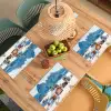 Landschap - Winter - Sneeuw Placemat vinyl groot -zzsfeer5_Kitchenyeah-website