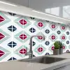 Patronen - Tegel - Abstract keuken achterwand 2 middel 871 -3d_schuin