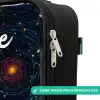 Sterren - Planeten - Kleurrijk Kinderkoffer - Zwart klein -rits_DE