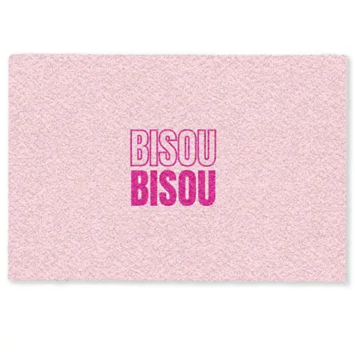 Bisou - Roze - Minimalistisch Deurmat klein -zkaufland3d
