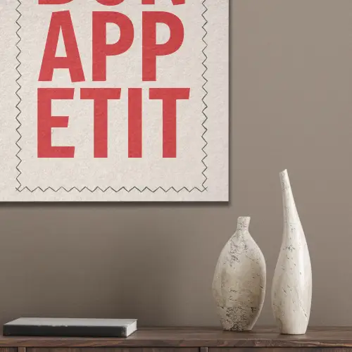 Blokletters - Rood - Kartelrand PET vilt klein -sfeer6_closeup