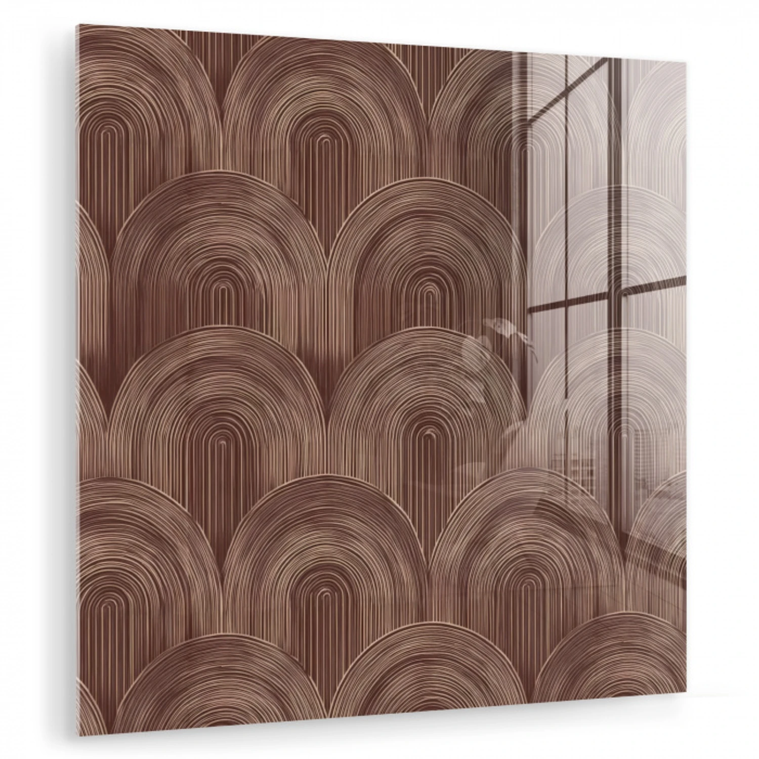 Ritmisch - Effect - Bruin plexiglas 5mm klein 11 -zzzproduct_nieuw