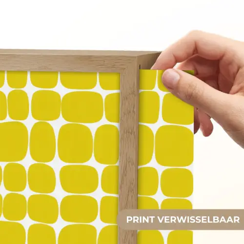 Stippen - Modern - Geel Light Box met batterij (Wandlamp) middel 907 -USP_websiteprintNL