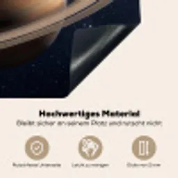 Planeten - Saturnus - Ruimte Inductie beschemer met haakjes klein -ky-onderkant-de