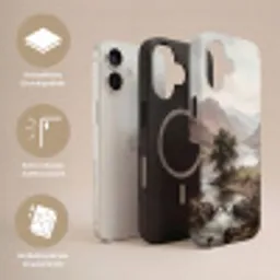 Berglandschap - Meer - Bergen - Vallei - Klassiek Toughcase MagSafe Apple iPhone 17 klein -USP_Lagen_DE