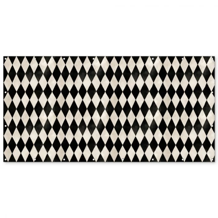 Klassiek - Patroon - Zwart Balkonbeschermer Duitsland klein 596 -zz_3d