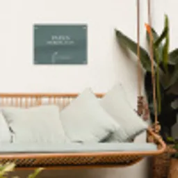 Papa's Werkplaats tuinposter los doek klein -sfeer7
