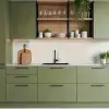 Zandkleurig - Modern - Egaal keuken achterwand 2 middel 871 -sfeer3