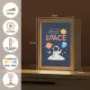 Astronaut - Ruimte - Planeten Light Box met kabel klein -USP_NL