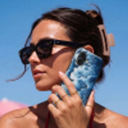 Golven - Blauw - Schuim Toughcase MagSafe Apple iPhone 17 klein -Sfeer2V