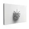 Basketbal - Wit - Schaduw - Lijnen canvas 2cm klein -z3d