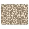 Giraf - Klassiek - Bruin muismat rubber klein 262 -3d