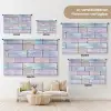 Pastelglans - Steen - Reflectie Wandkleed katoen klein 269 -tsfeer8_DE