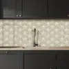 Paneel - Ginkgo - Zand keuken achterwand 2 middel 871 -sfeer1