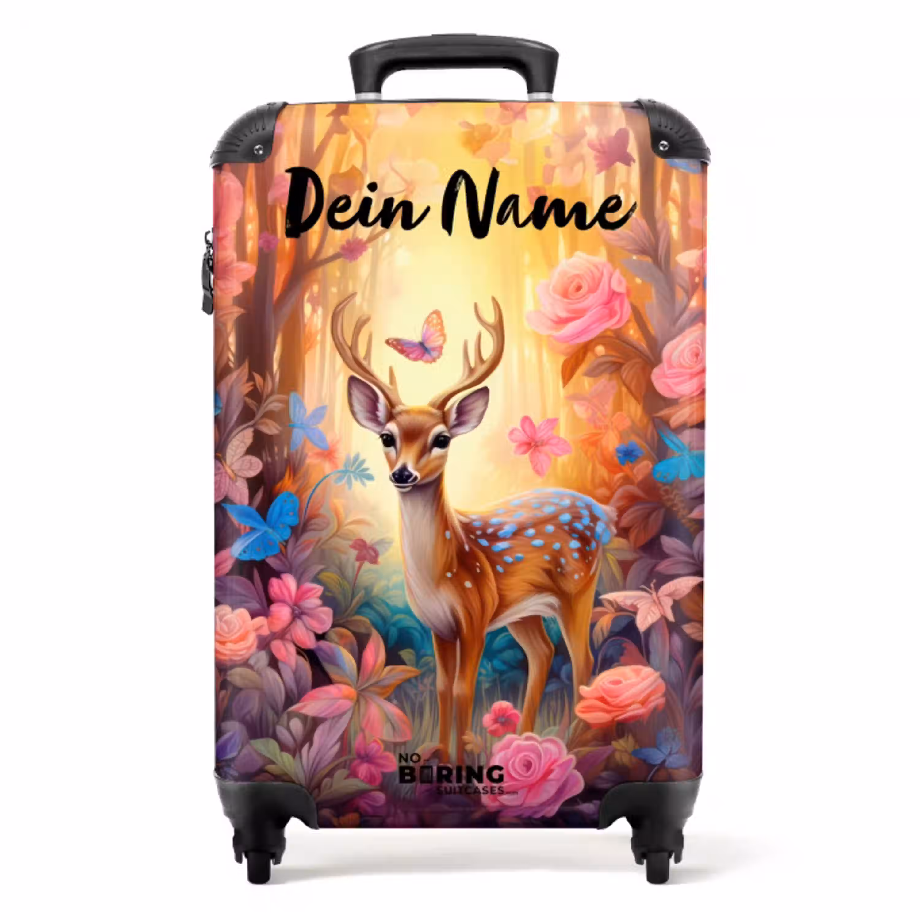 Bloesem boshert NBS - Handbagage koffer - Kinderen Unisex middel -productfoto_recht