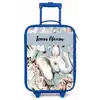 Jungle in Lichte Kleuren Kinderkoffer - Blauw klein -zz3dotto