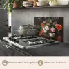Stilleven met bloemen en een horloge - Schilderij van Abraham Mignon keuken achterwand spatscherm klein -usp_FR