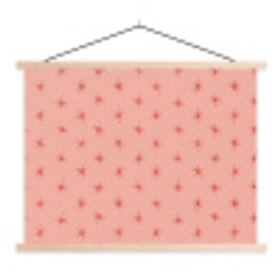 Sterretjes - Patroon - Oranje textielposter latten blank klein 122 -3d