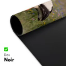 Ooienvaar - Bloemen - Weide - Kleurrijk Muismat XXL klein -zsfeer2_frans