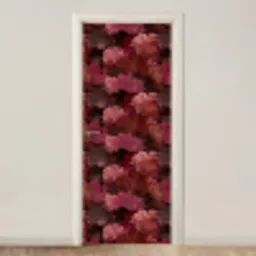 Koraal - Textuur - Kleurrijk deurposter klein 289 -3d_beige