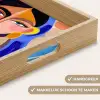 Portret - Vrouw - Modern Dienblad Rechthoek middel -USP_HandgreepNL